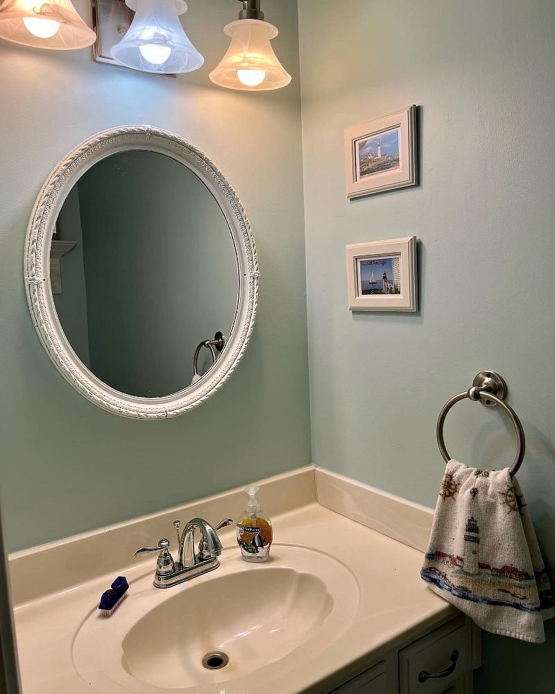 Half bath vanity
