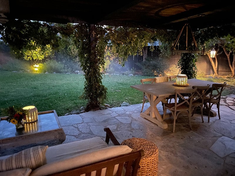 View of garden