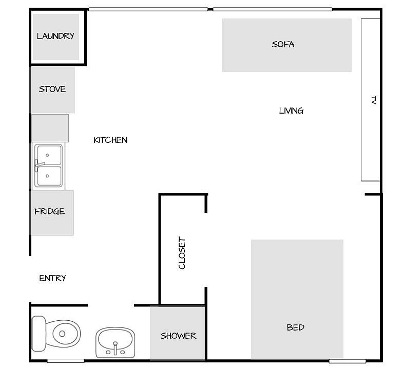 Floor plan layout
