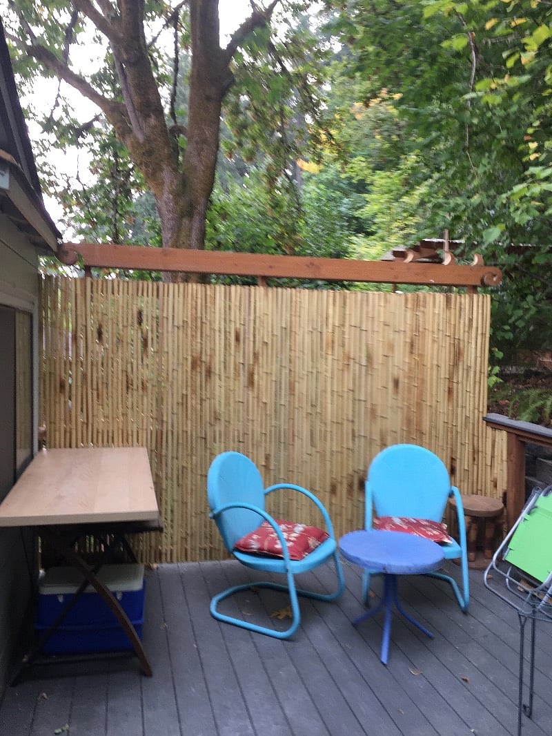 This deck extends your space tremendously and provides a unique gathering place for your friends
