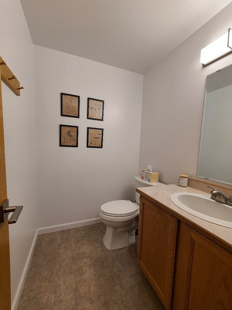 guest bathroom on main floor