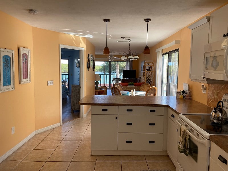 View from kitchen
