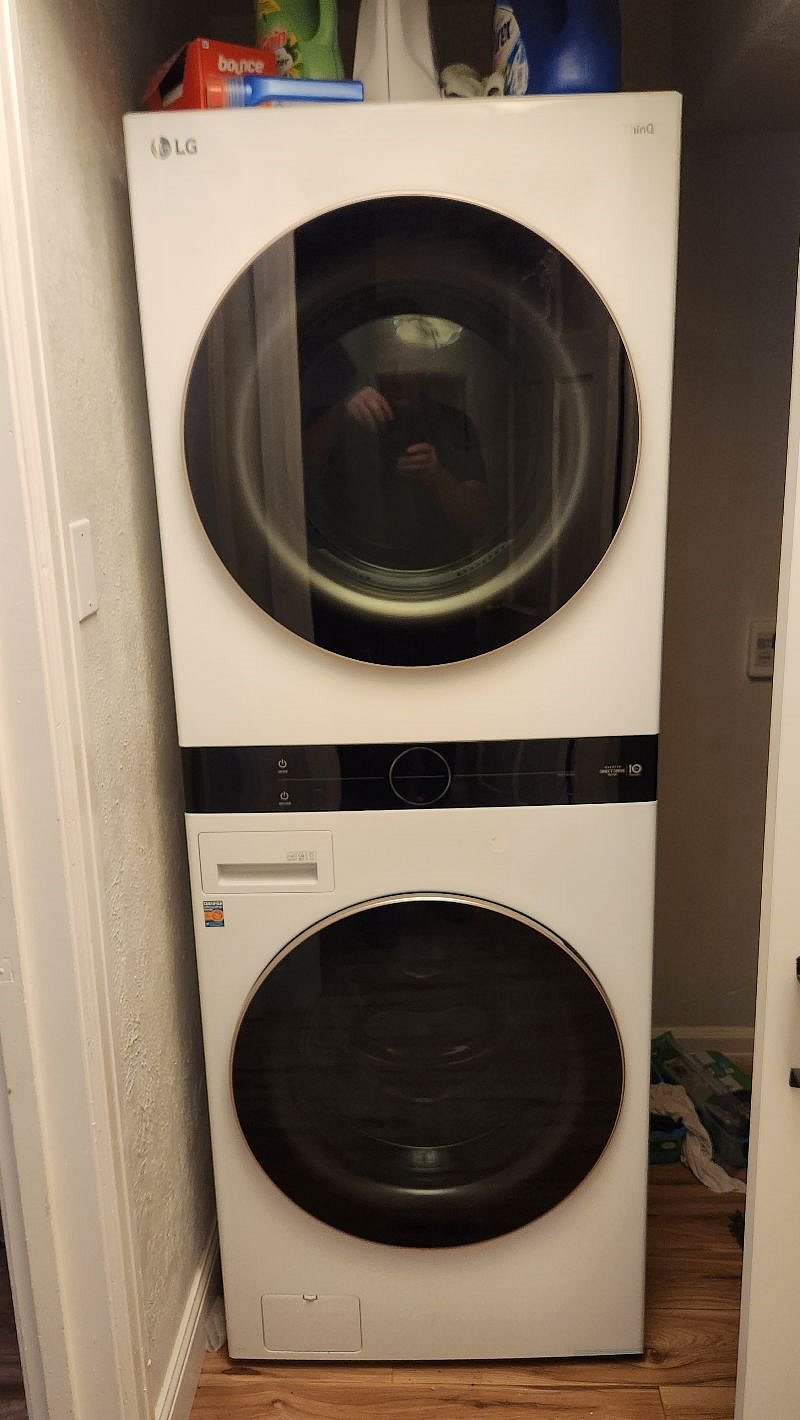18 month old full sized laundry machinesent