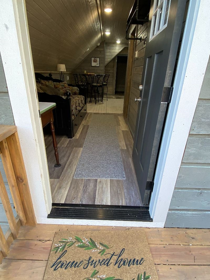 Entrance to upstairs 