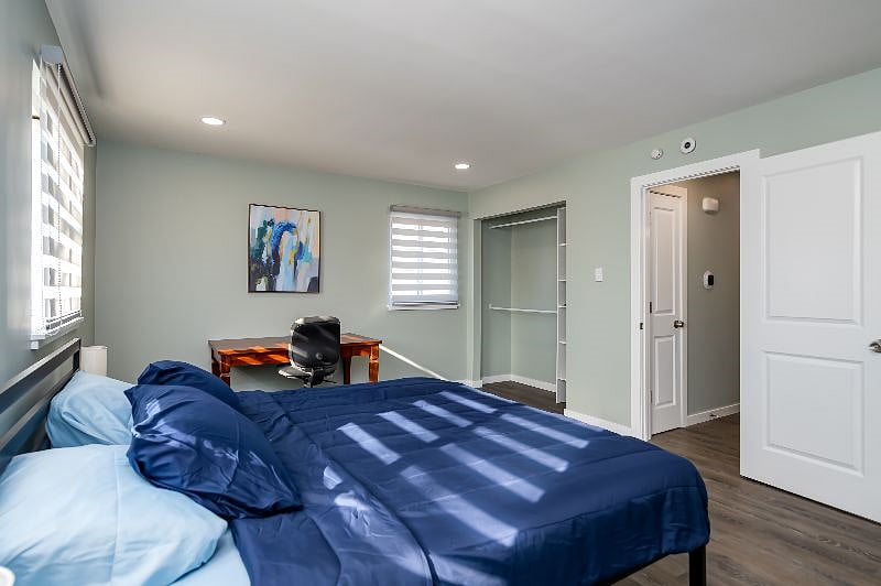 Hallway Linen/Cleaning Supplies Closet and Smart Thermostat
