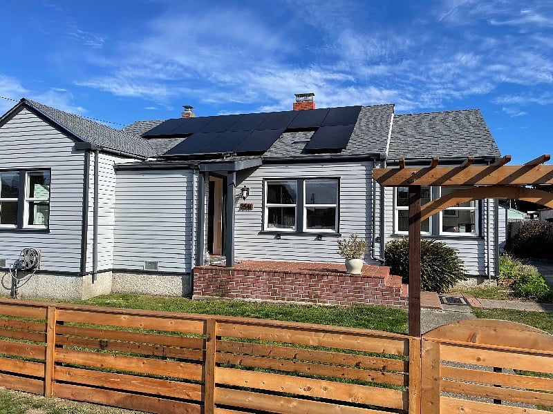 Front house and entrance