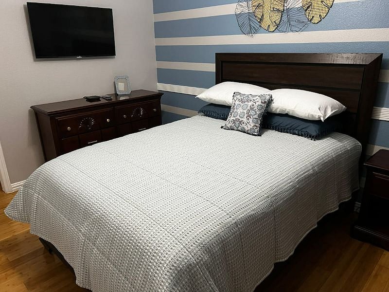 Blue bedroom
