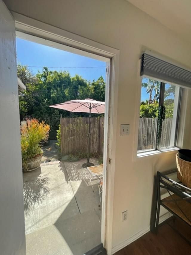 Private patio