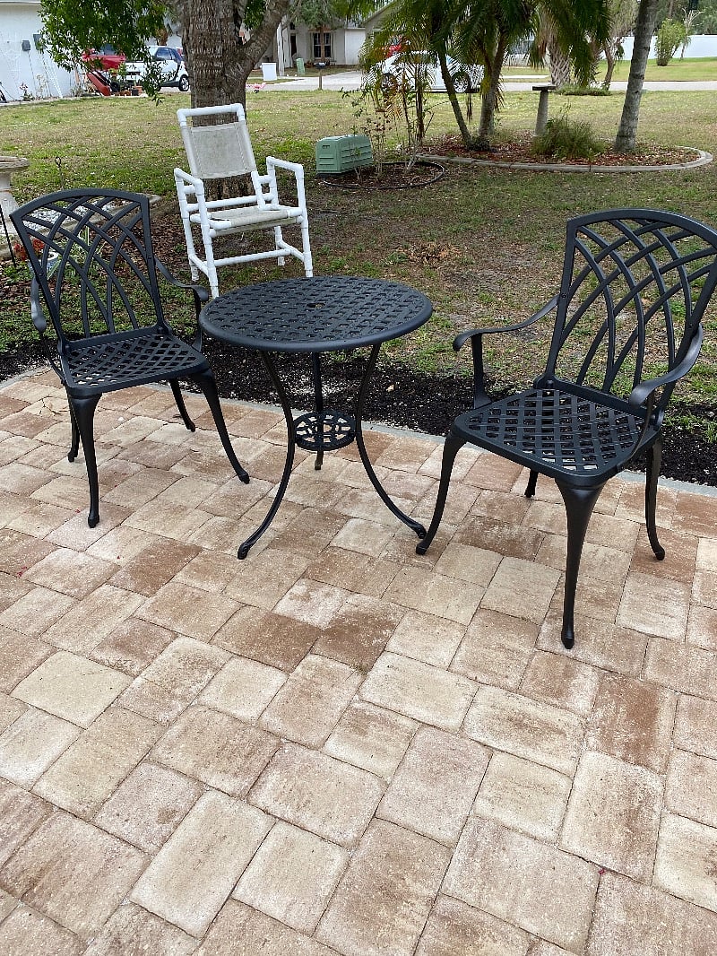 Paver patio