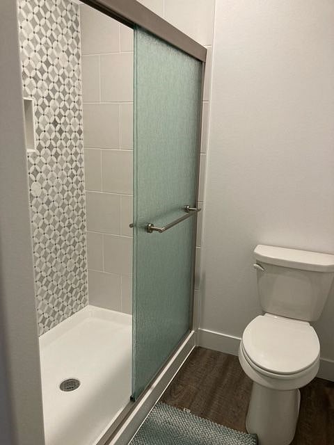 Master shower