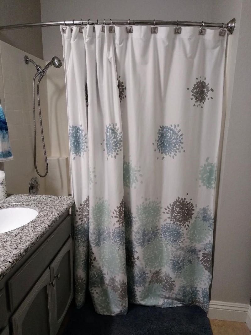 Shower and tub.
