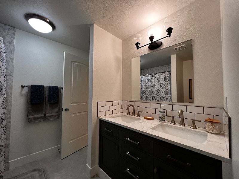 Newly remodeled bathroom
