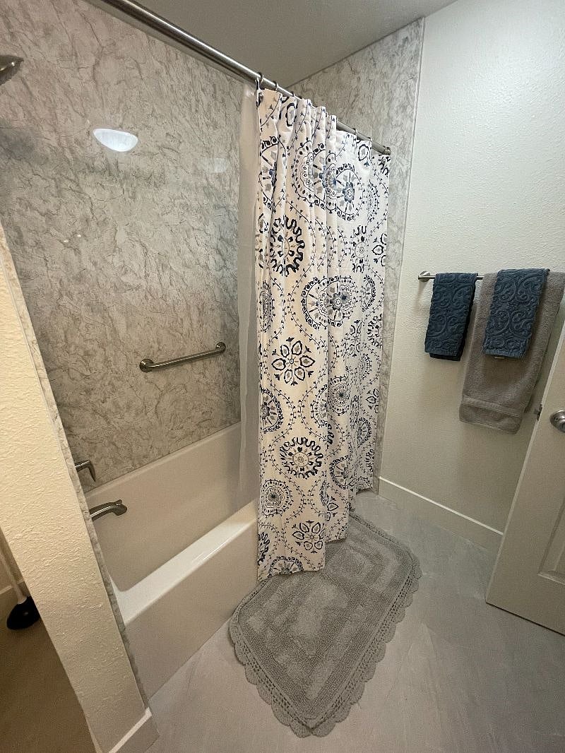 Brand new tub and shower