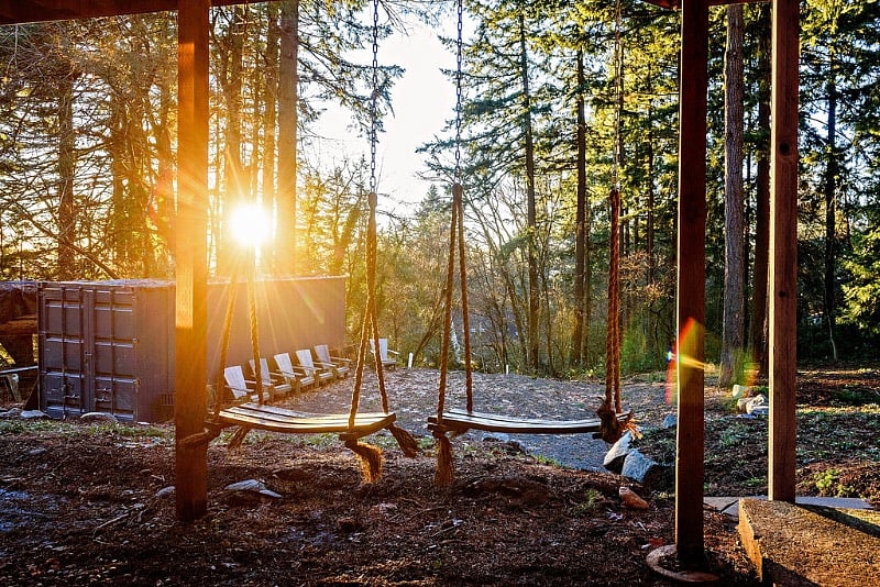 Stunning sunrises and sunsets in the backyard - view from the large picture windows