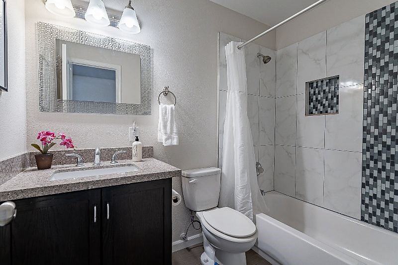Hallway bathroom