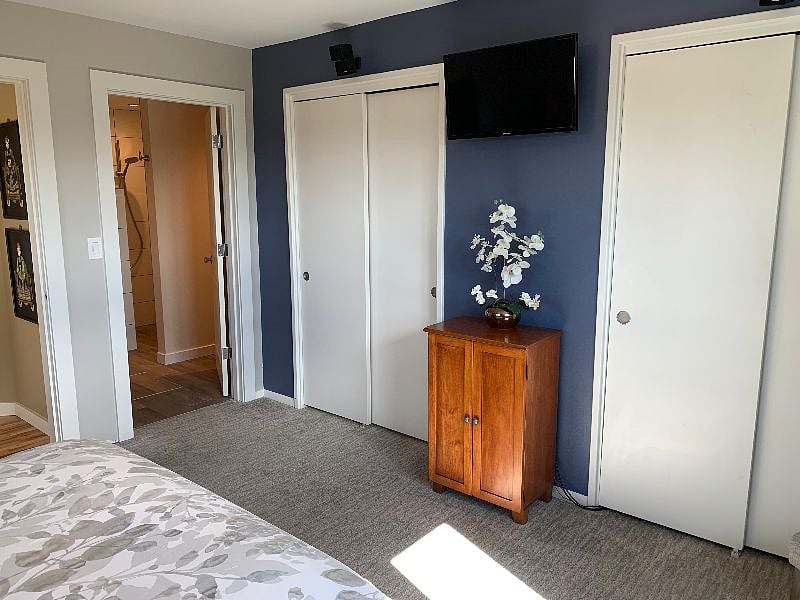 Master bedroom has 2 closets and en-suite master bathroom