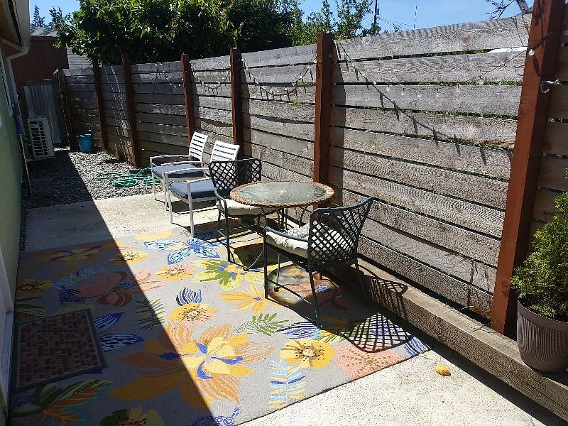 Back yard private patio
