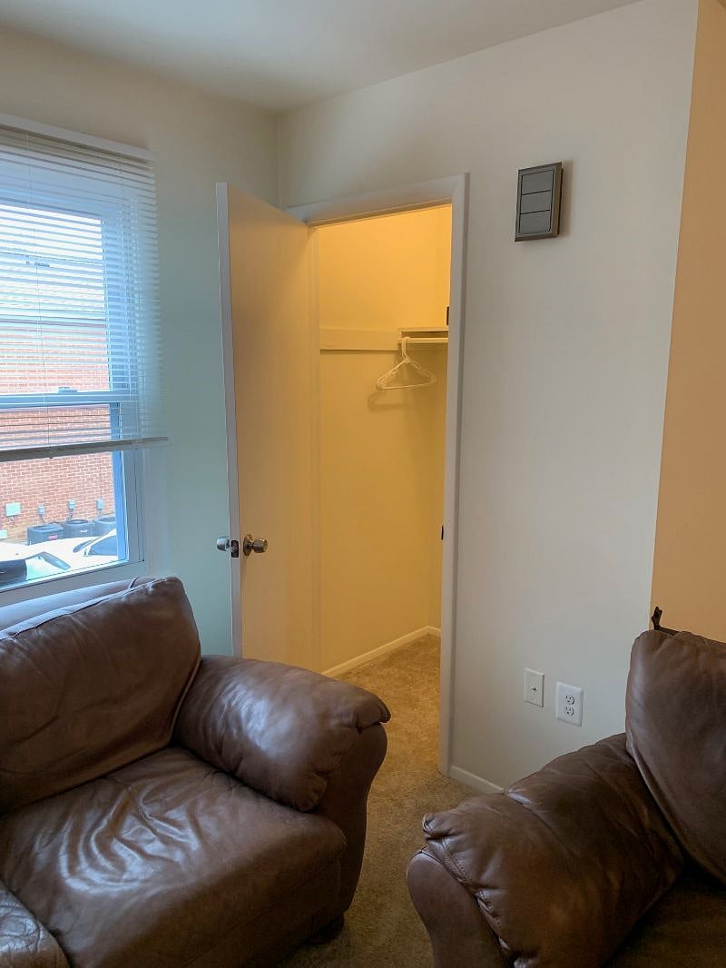 Large Storage closet in living room.