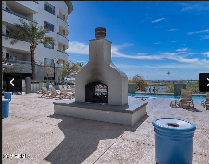 Courtyard
Fire place in the winter
Resort like pool
BBQ grill w/ build in propane
Walking and bike trail down the stairs.