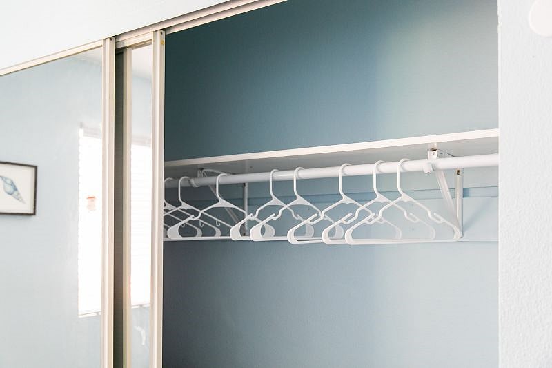 Guest room closet