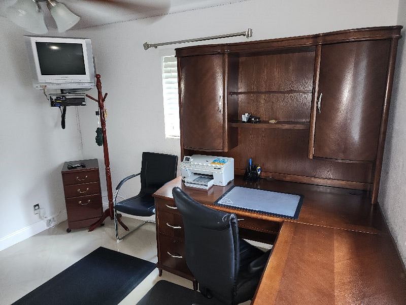 2nd Bedroom set up as functional large home office