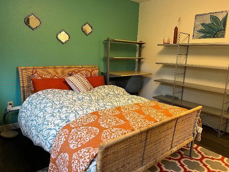 Your room. Furniture can be rearranged to your liking