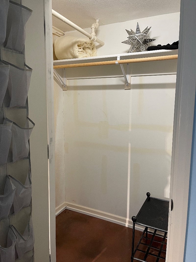 Second bedroom closet.