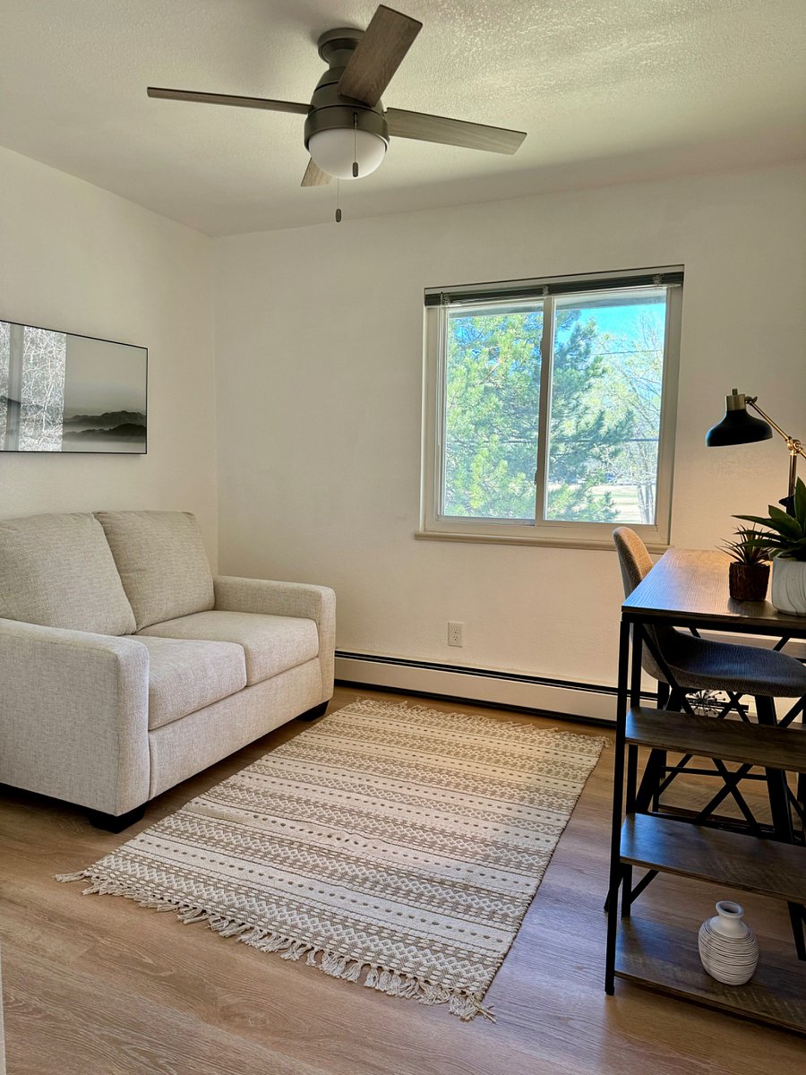 3rd Bedroom used as an office with a twin pullout couch
