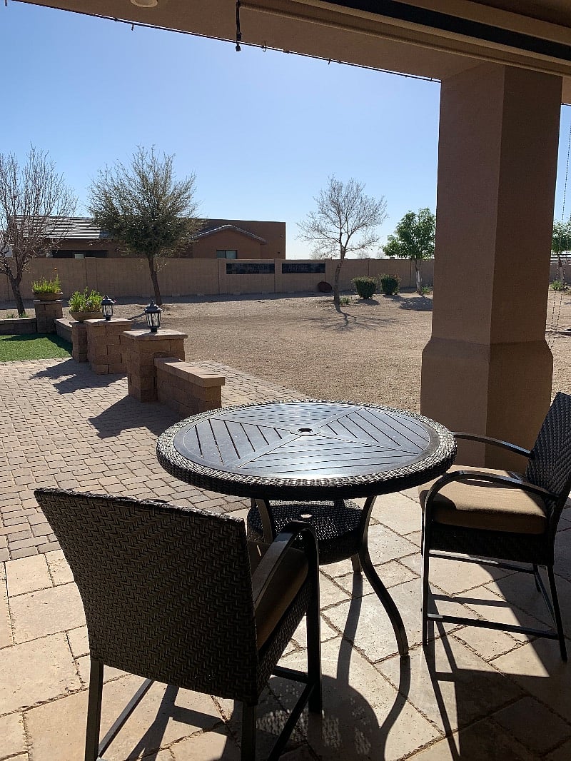 Large yard! Fenced. Beautiful views