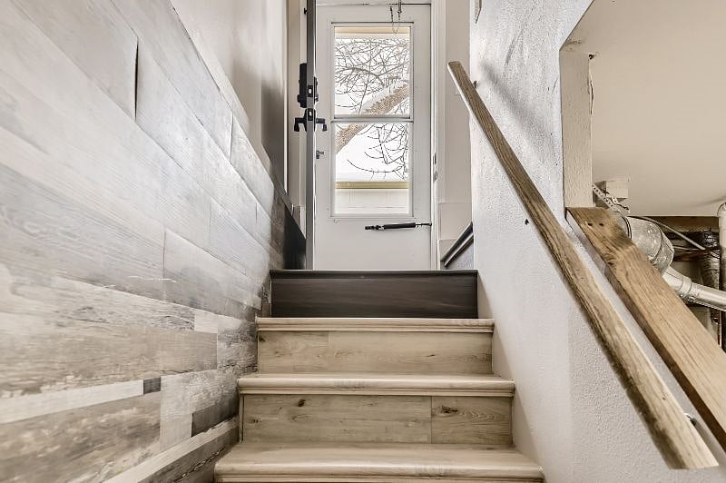 Stairs to Laundry