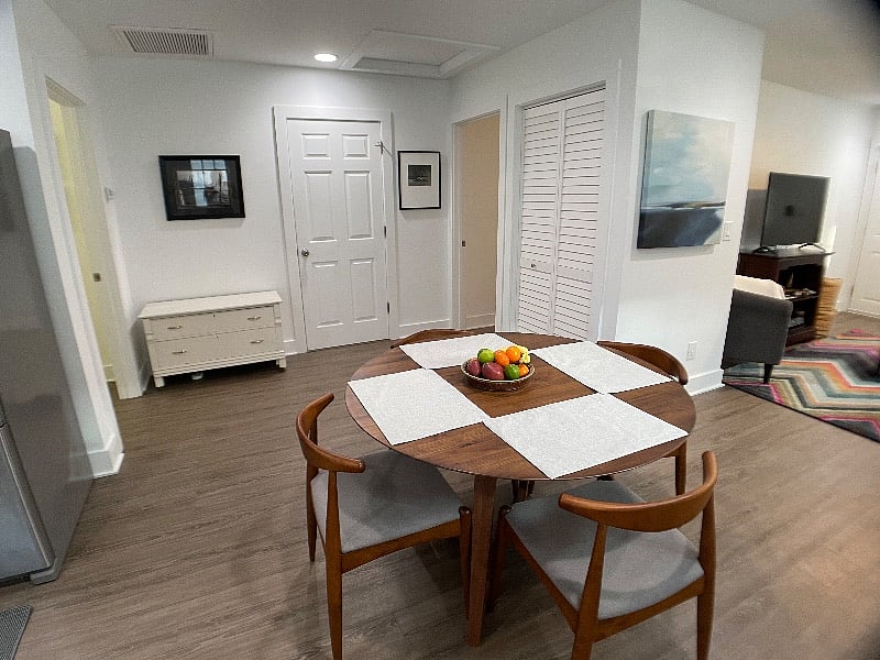 Kitchen table and chairs.