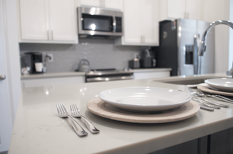 Well appointed kitchen with air fryer, Keurig coffee maker, rice maker, Nutri bullet, and several other amenities
