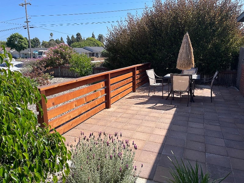 Front yard patio