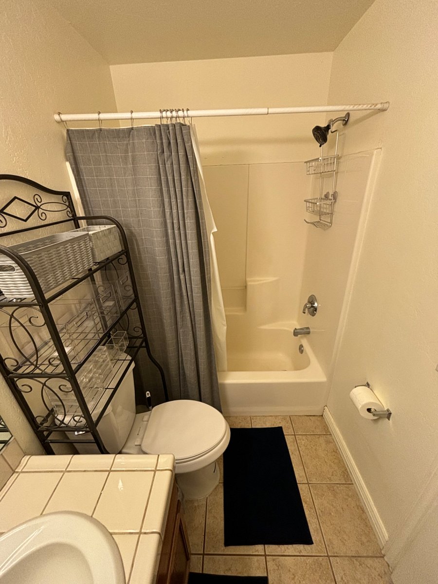 Primary bedroom's private full bathroom. 
