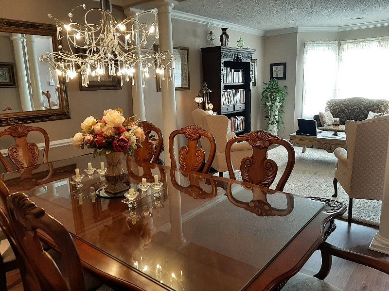 Formal dining roomAttached sun room