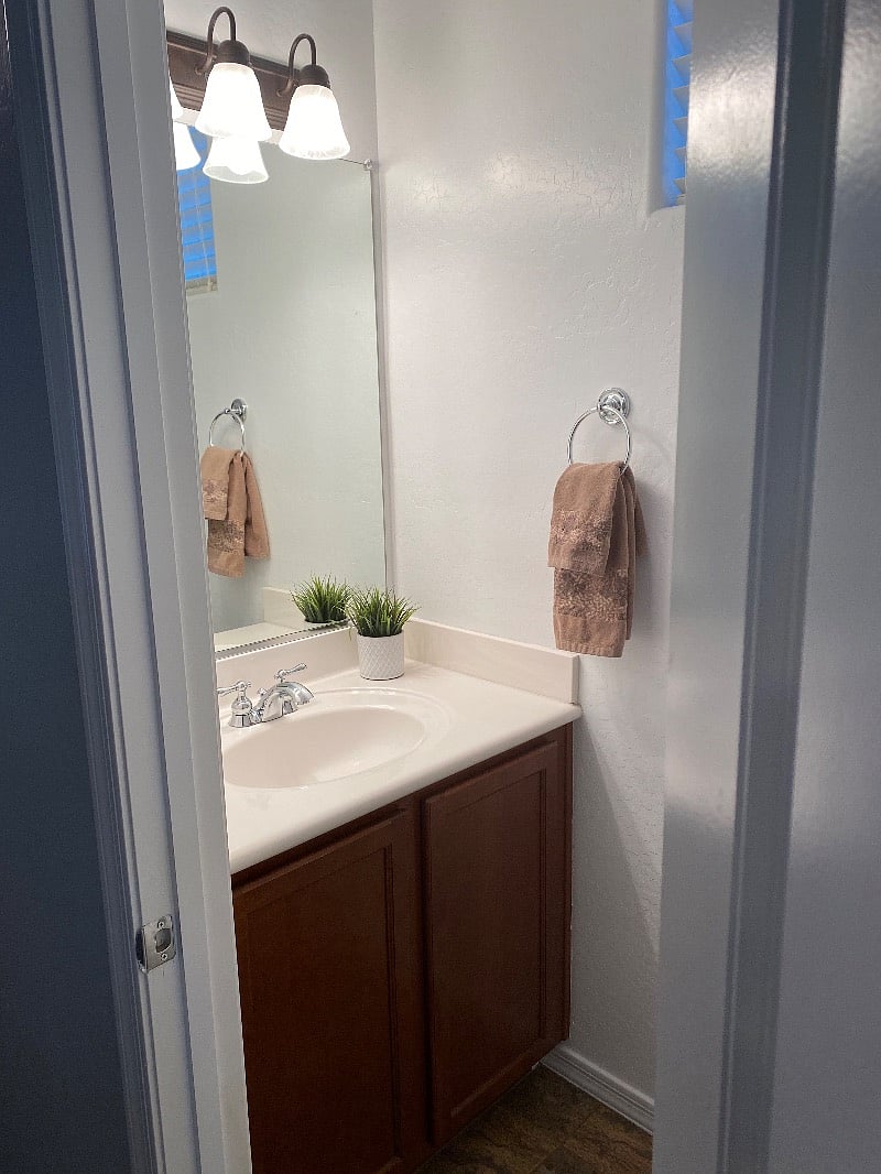 half bath downstairs