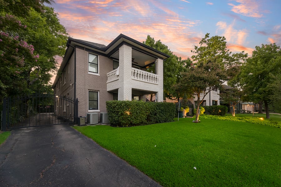 Charming Historic Building  Classic architecture surrounded by manicured lawns and mature trees, offering a serene setting in the heart of Dallas.
