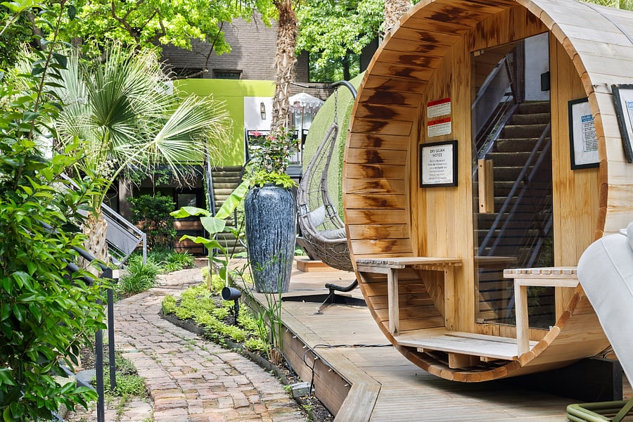 Relax, unwind, and stay awhile our OFF-SITE amenity