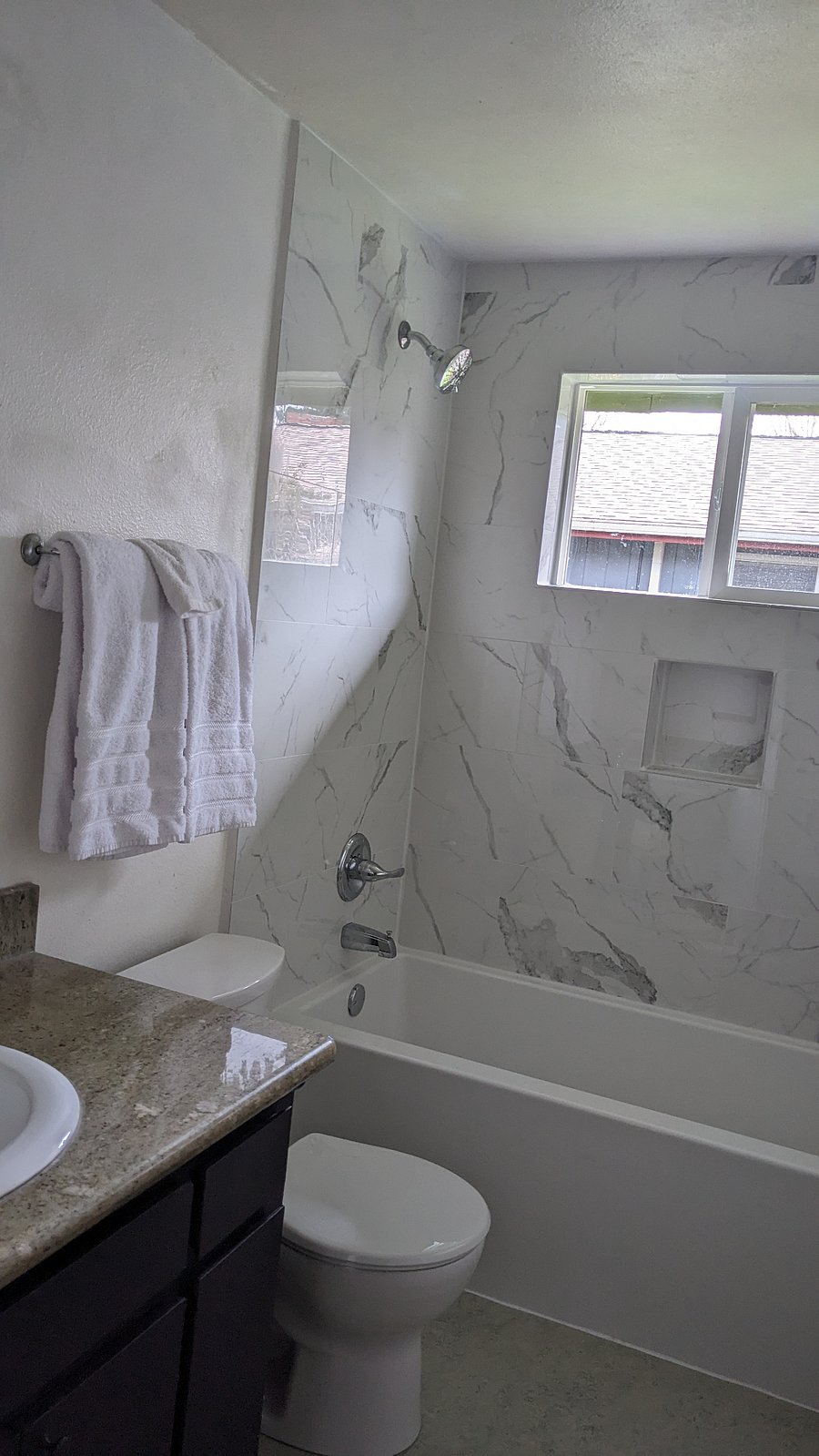 newly remodeled main bathroom