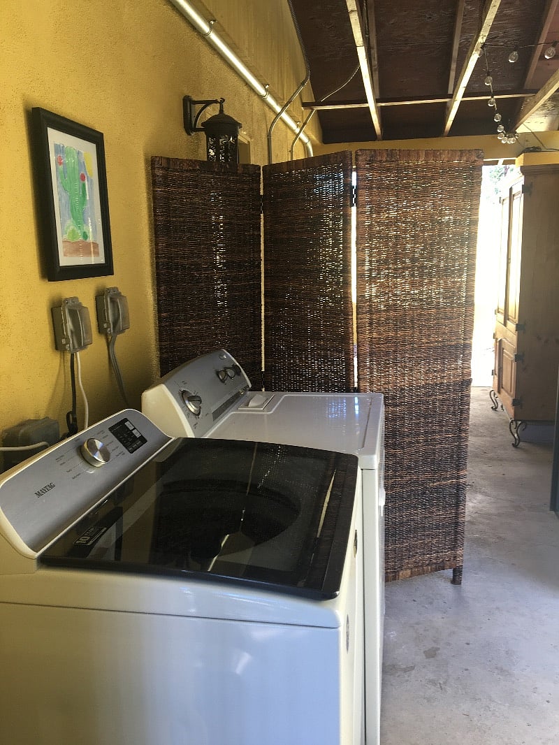Outside laundry