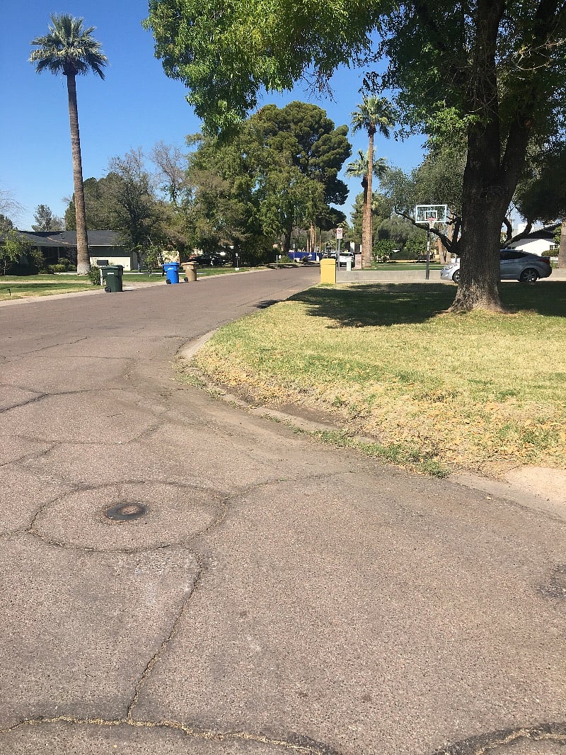 Plenty of parking on the street