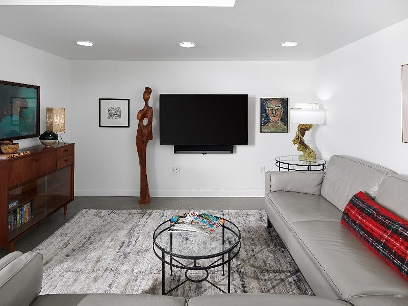 Movie night! Enjoy a great movie in the media room, which has a giant flat screen tv and surround sound