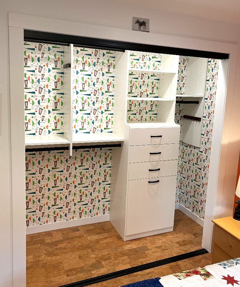 Built-in storage provides you with all the space you could ever need for your clothes and personal belongings