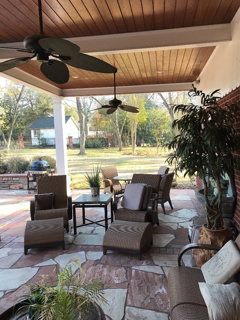 Patio area