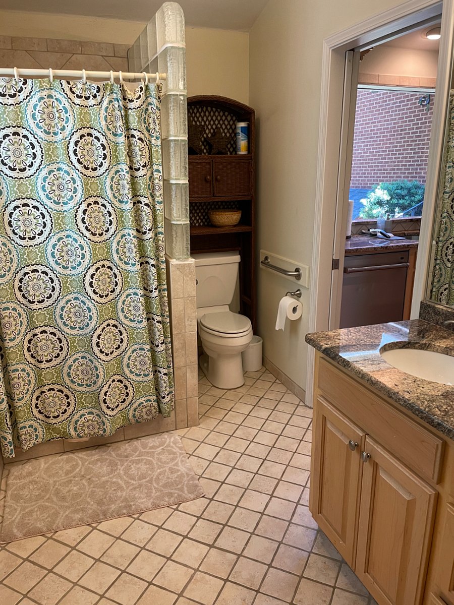 Bathroom with walk in shower