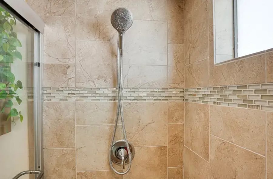 Master bathroom walk-in shower