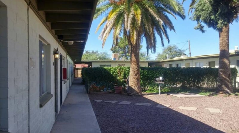 View from the front door of the apt