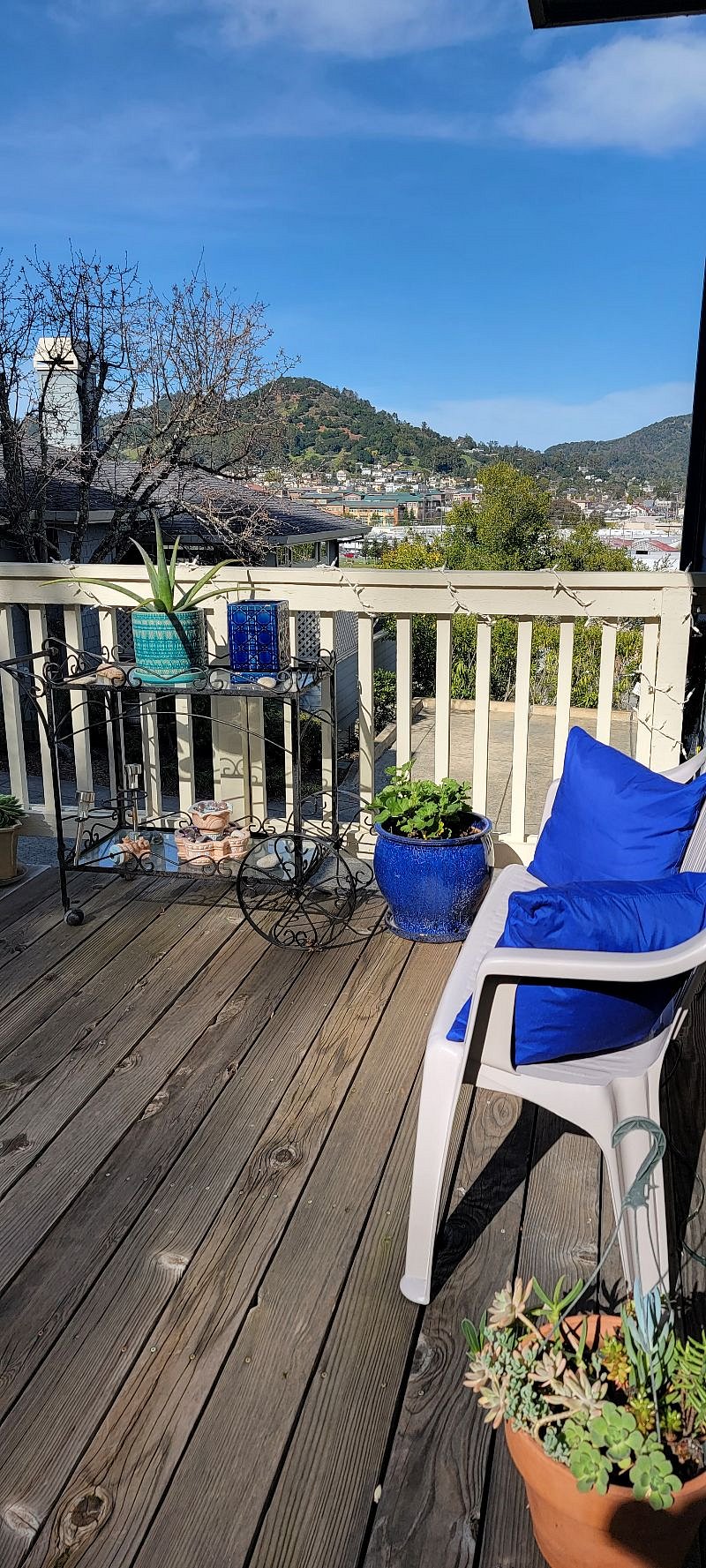Porch with peaceful view