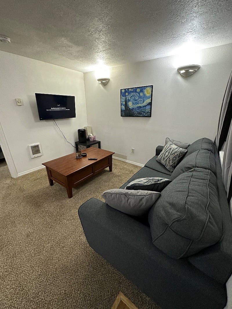 Spacious living room.