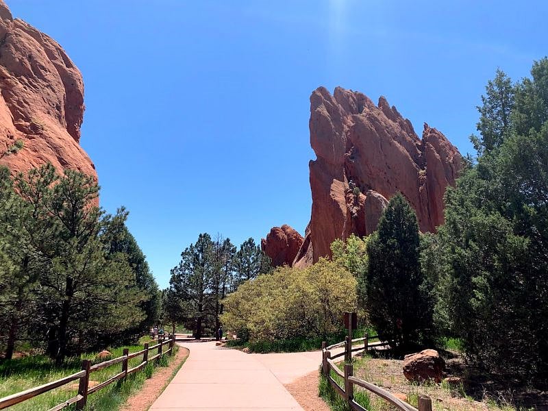Garden of the Gods trails.